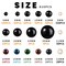 750 Pcs Safety Eyes for Crochet 6-30mm Plastic Colorful Safety Eyes for Amigurumi with Washers Black Stuffed Animal Eyes for Craft Teddy Bear